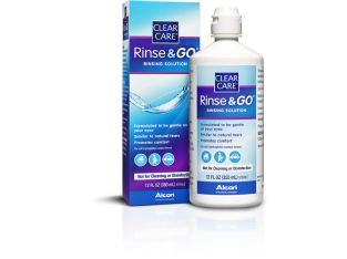 CLEAR CARE ® Rinse & Go Solution