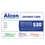 Alcon savings card