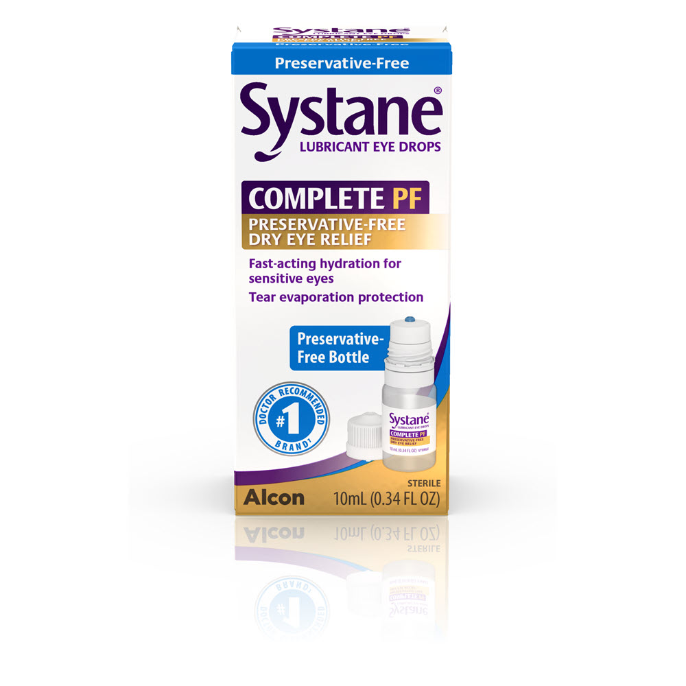 Systane Complete Preservative-Free Lubricant Eye Drops box