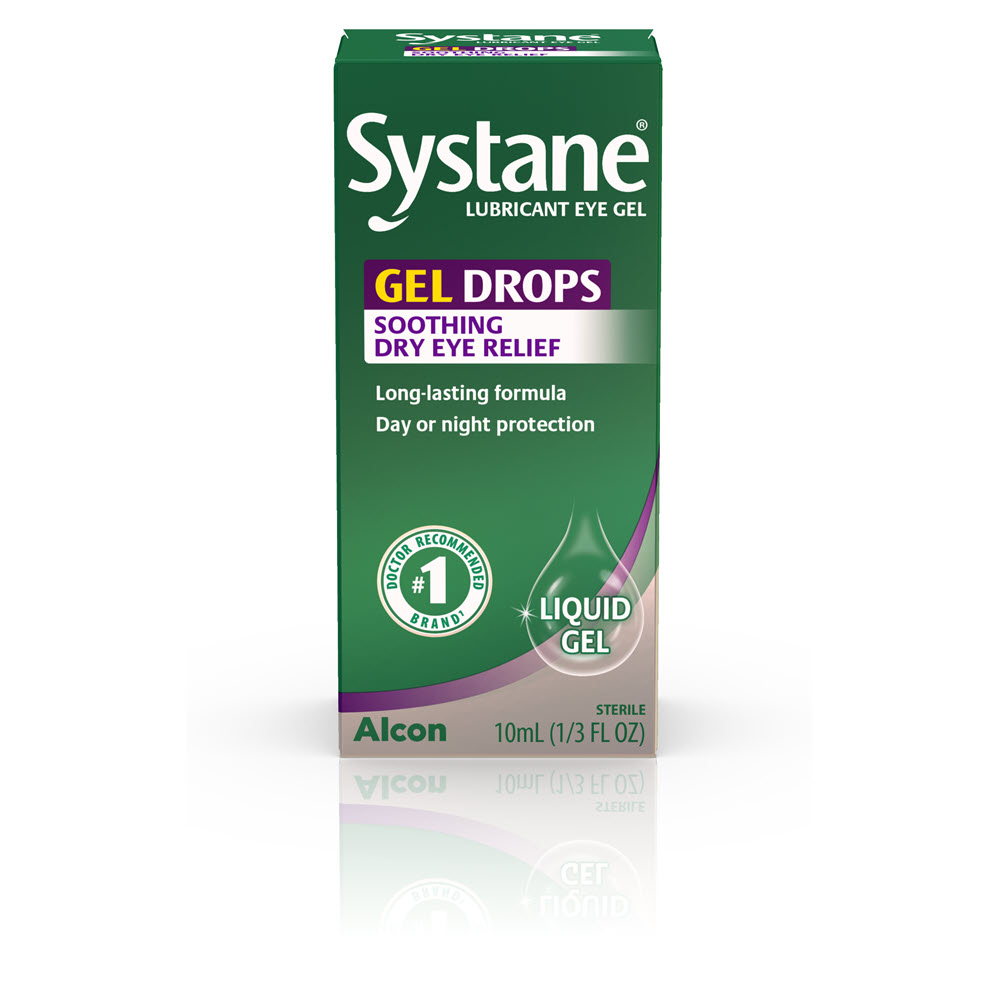 Systane Gel Drops bottle and box