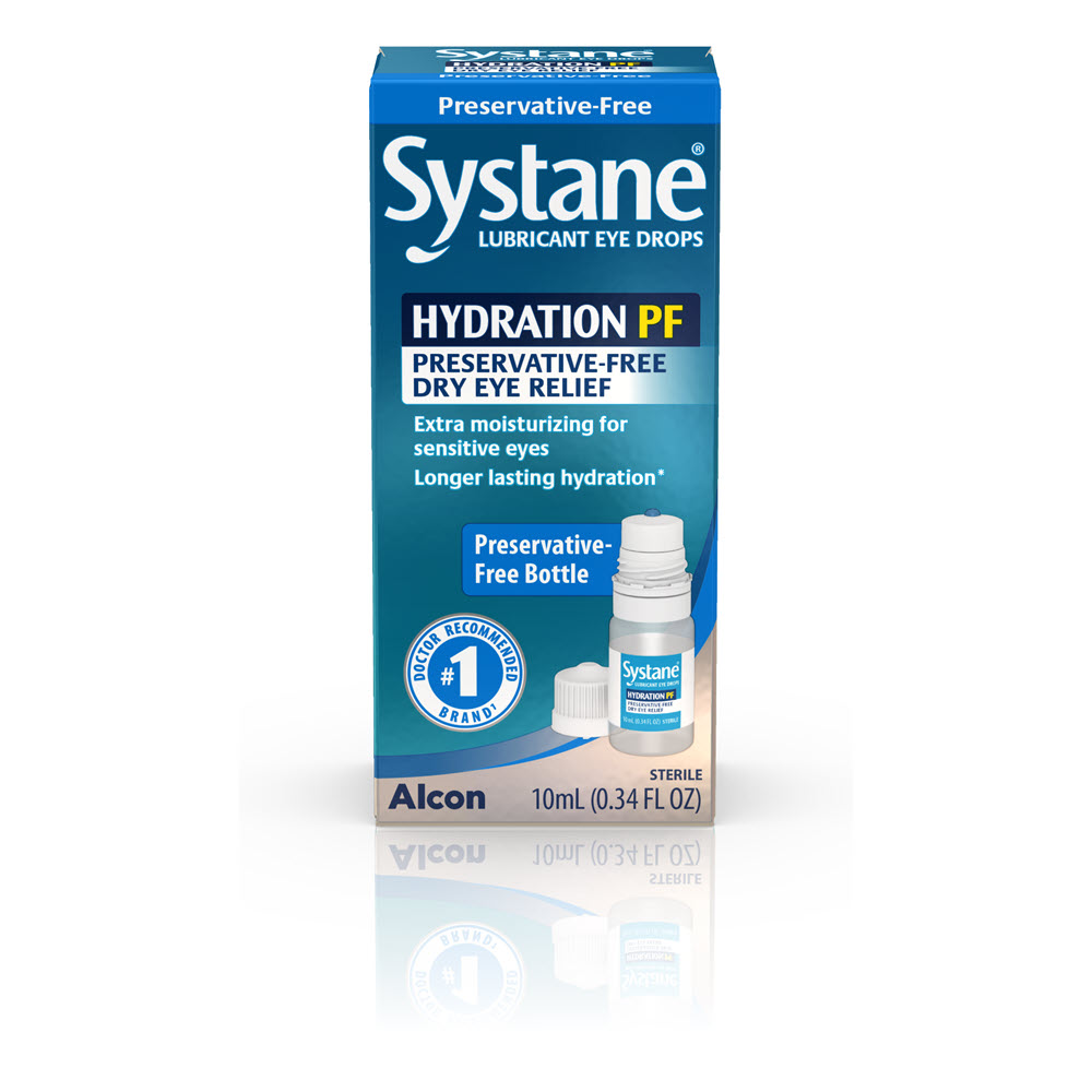 Systane Hydration Preservative-Free vial and multi-dose bottle boxes