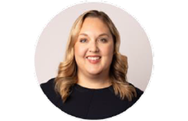 professional headshot of Jessilin Quint OD, MBA, MS, FAAO