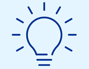 Icon of light bulb