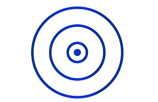 concentric circle target icon