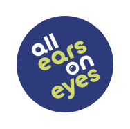 Blue circles with text