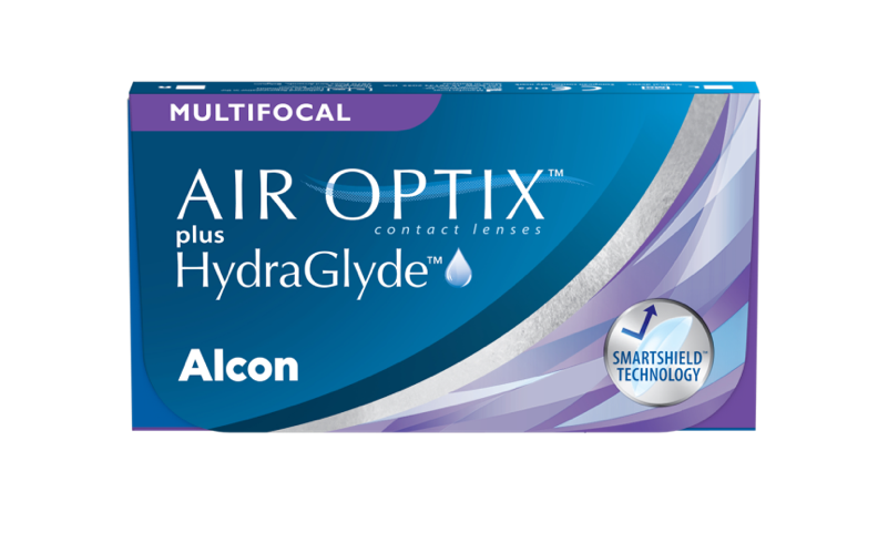 AIR OPTIX PLUS HYDRAGLYDE MULTIFOCAL packshot