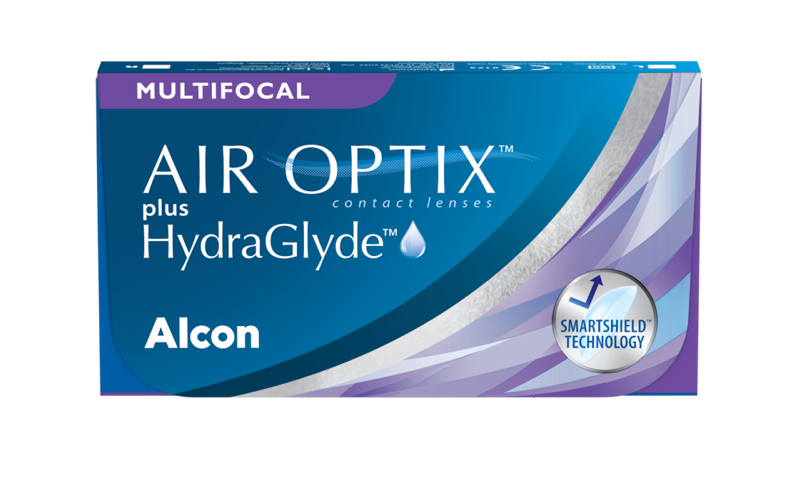 AIR OPTIX PLUS HYDRAGLYDE MULTIFOCAL packshot