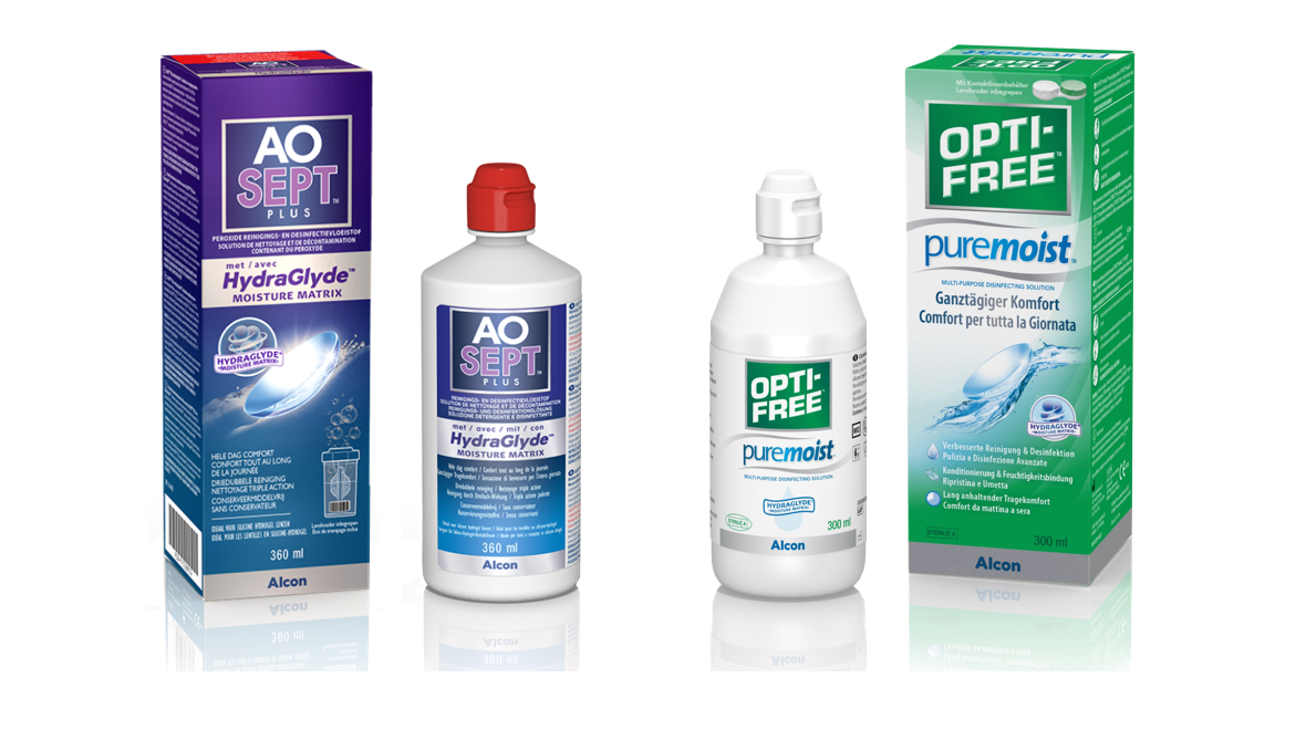 Contact lens solutions