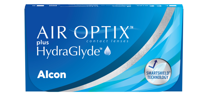 AIR OPTIX plus HydraGlyde packshot